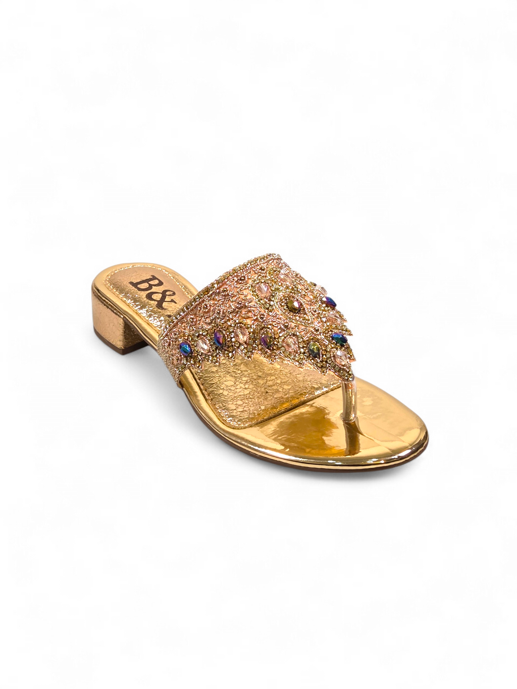 Chinelo 9763 Pessego Salto Bloco 3 cm