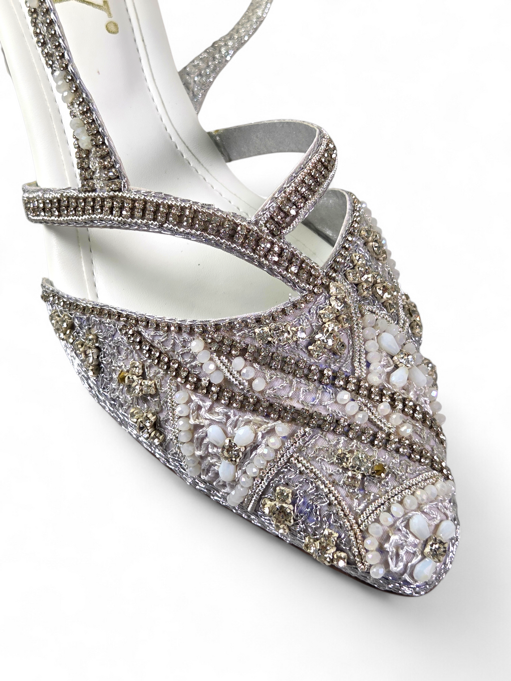 Mule 9484 Branco Salto Médio