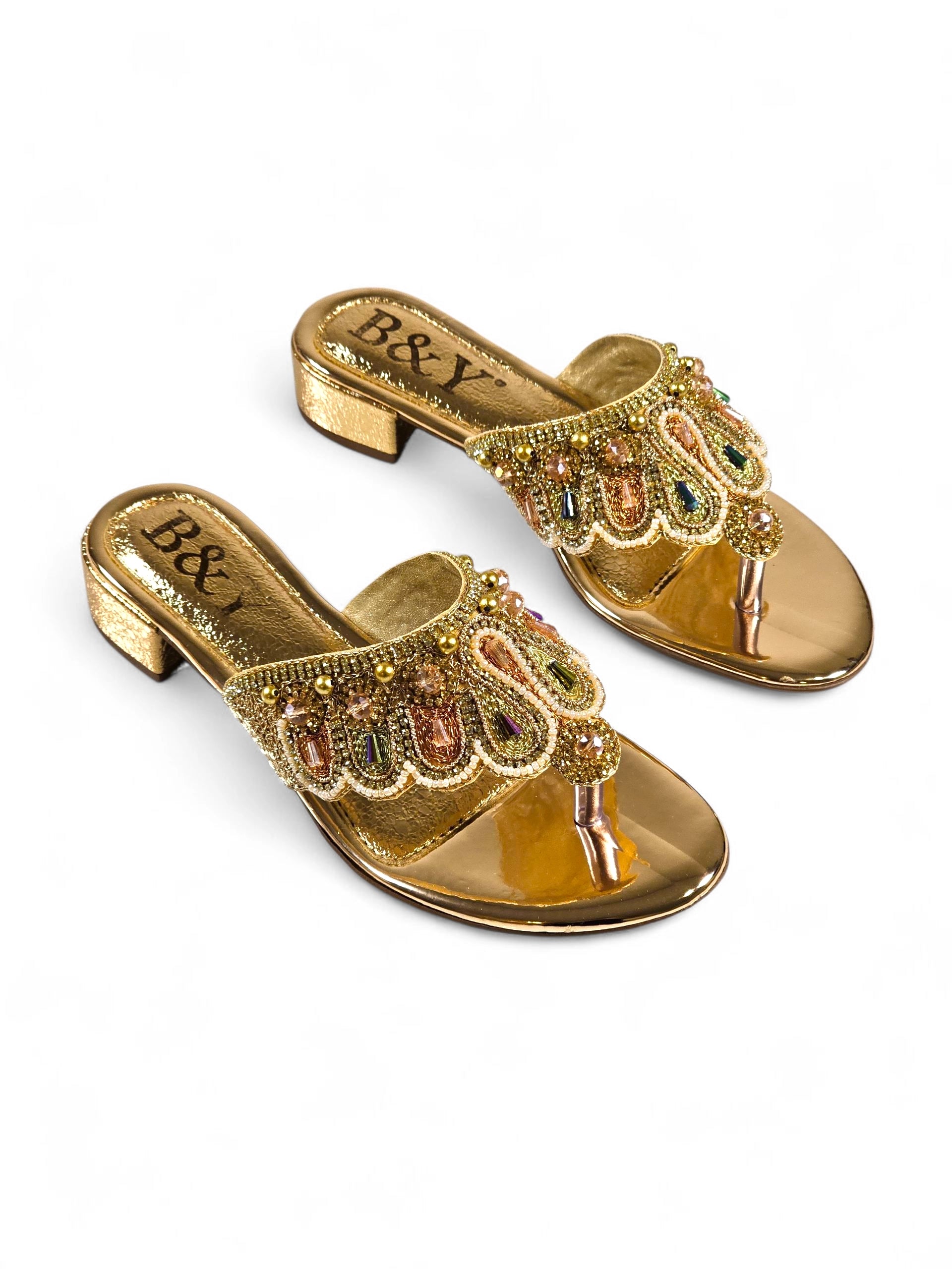 Chinelo 9622 Bronze Salto Bloco