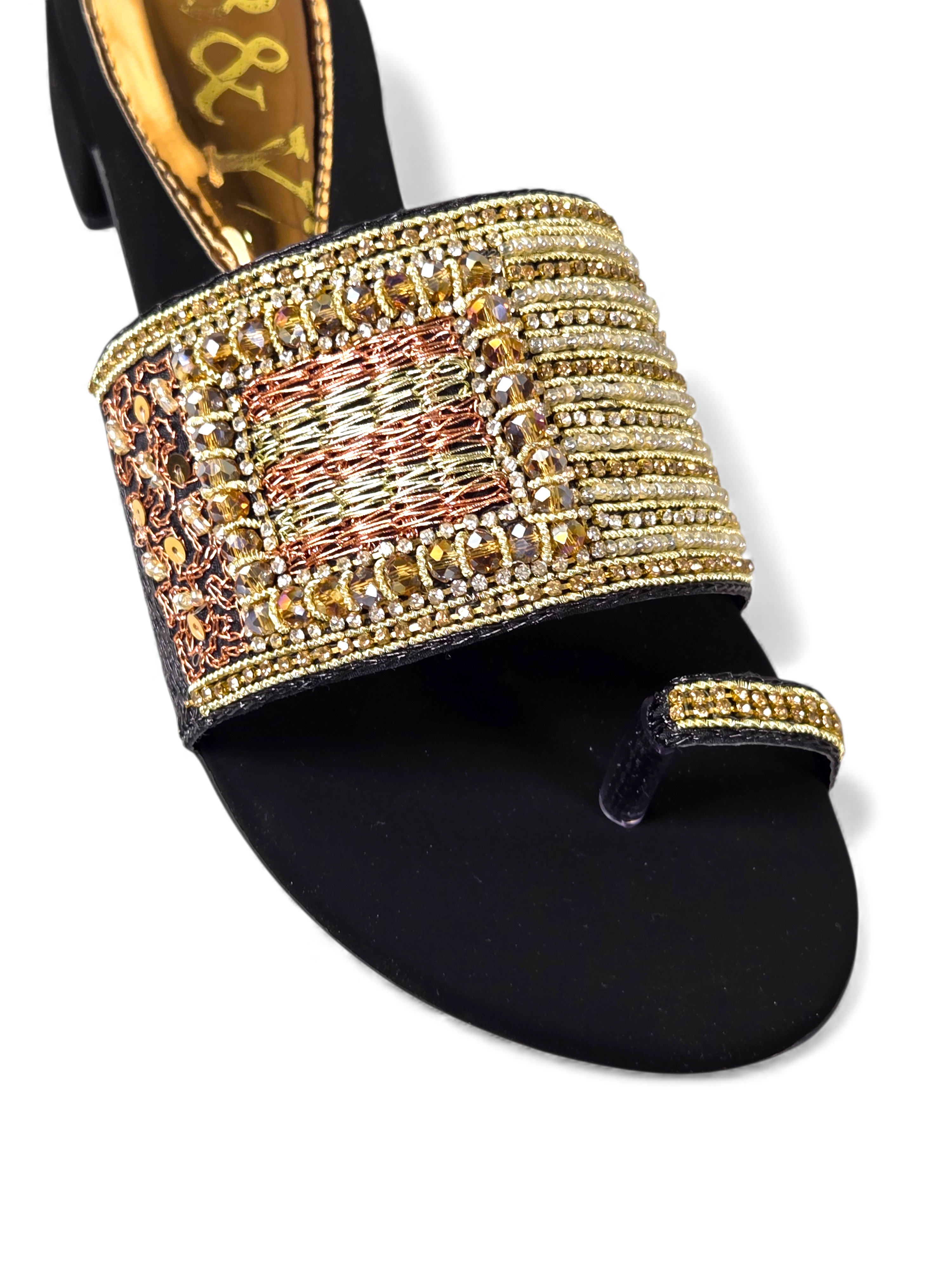 Tamanco 9434 Preto Salto Bloco