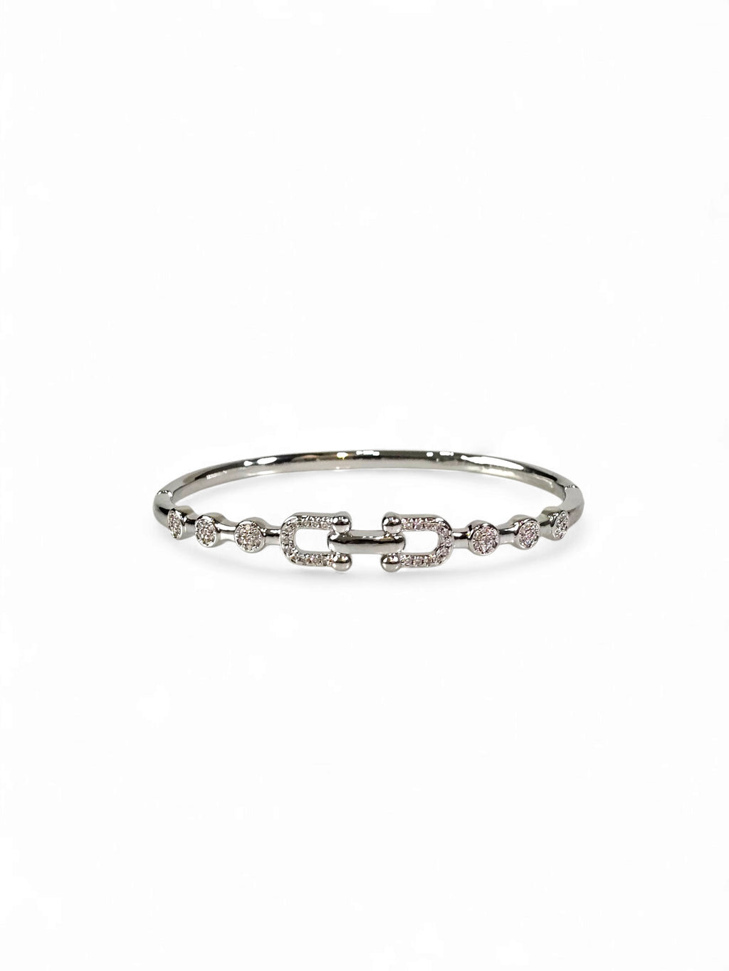 Pulseira Cristal Zirconia Prata 012