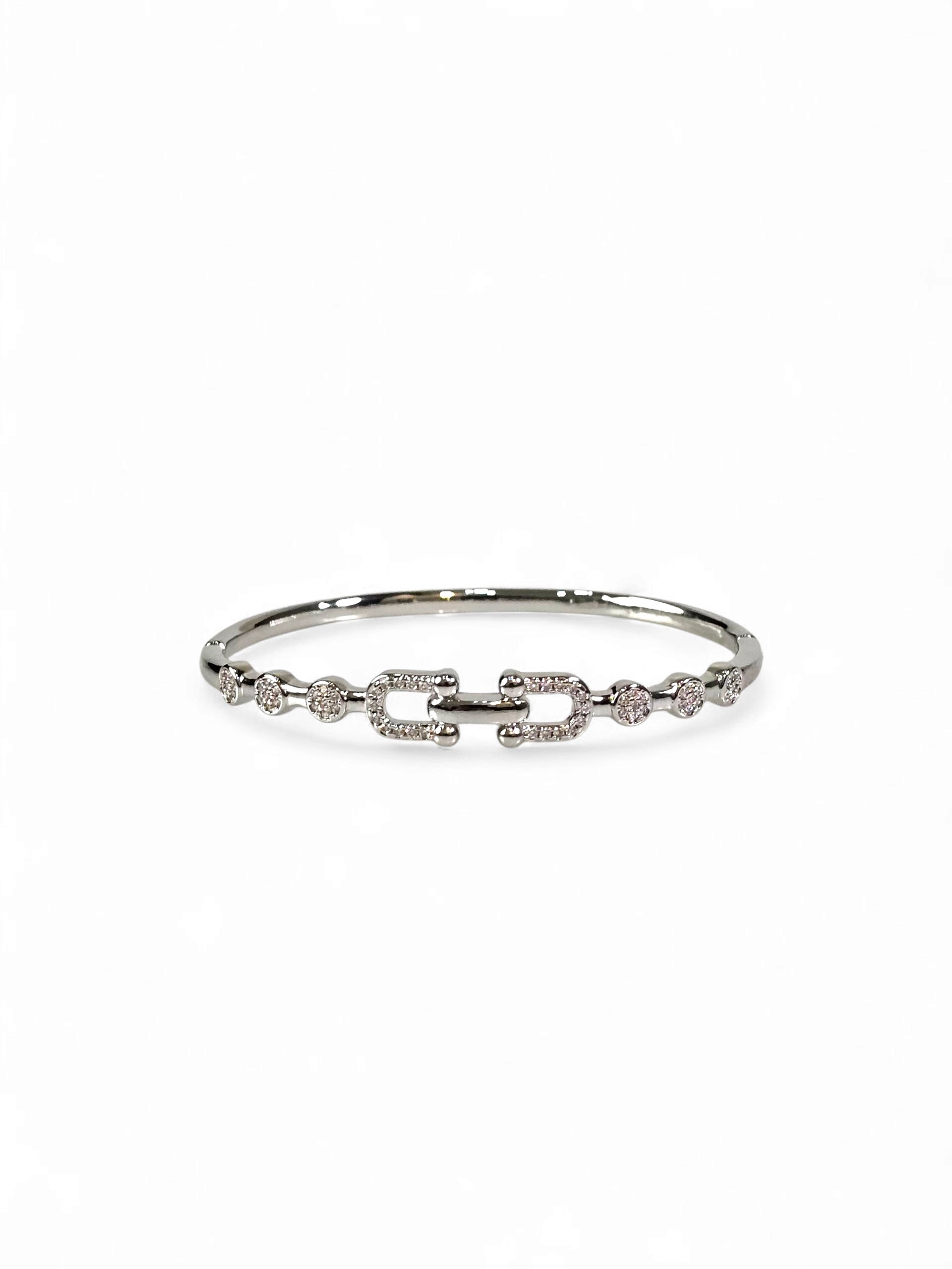 Pulseira Cristal Zirconia Prata 012