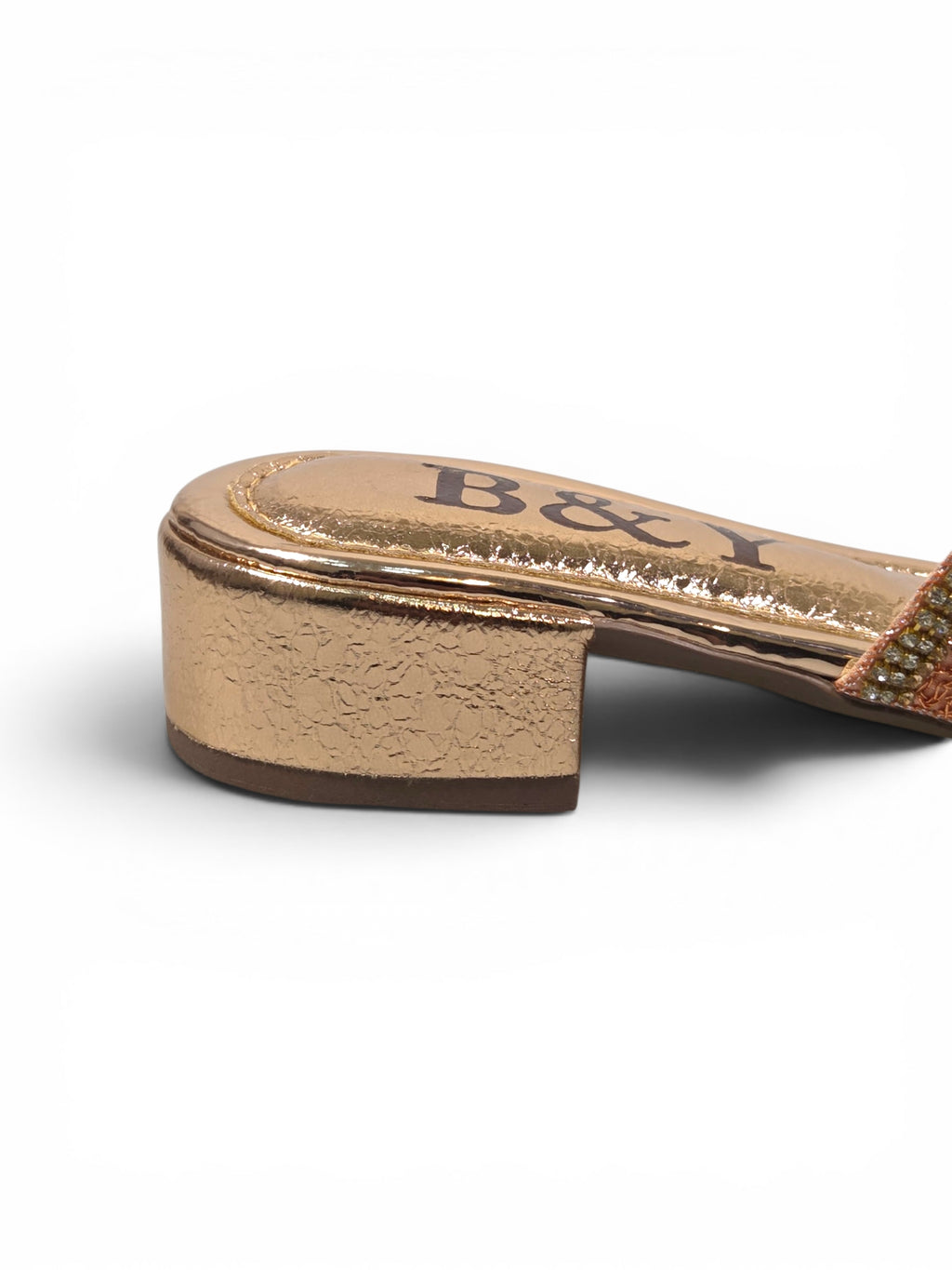 Tamanco 9262 Bronze Salto Bloco 3 cm