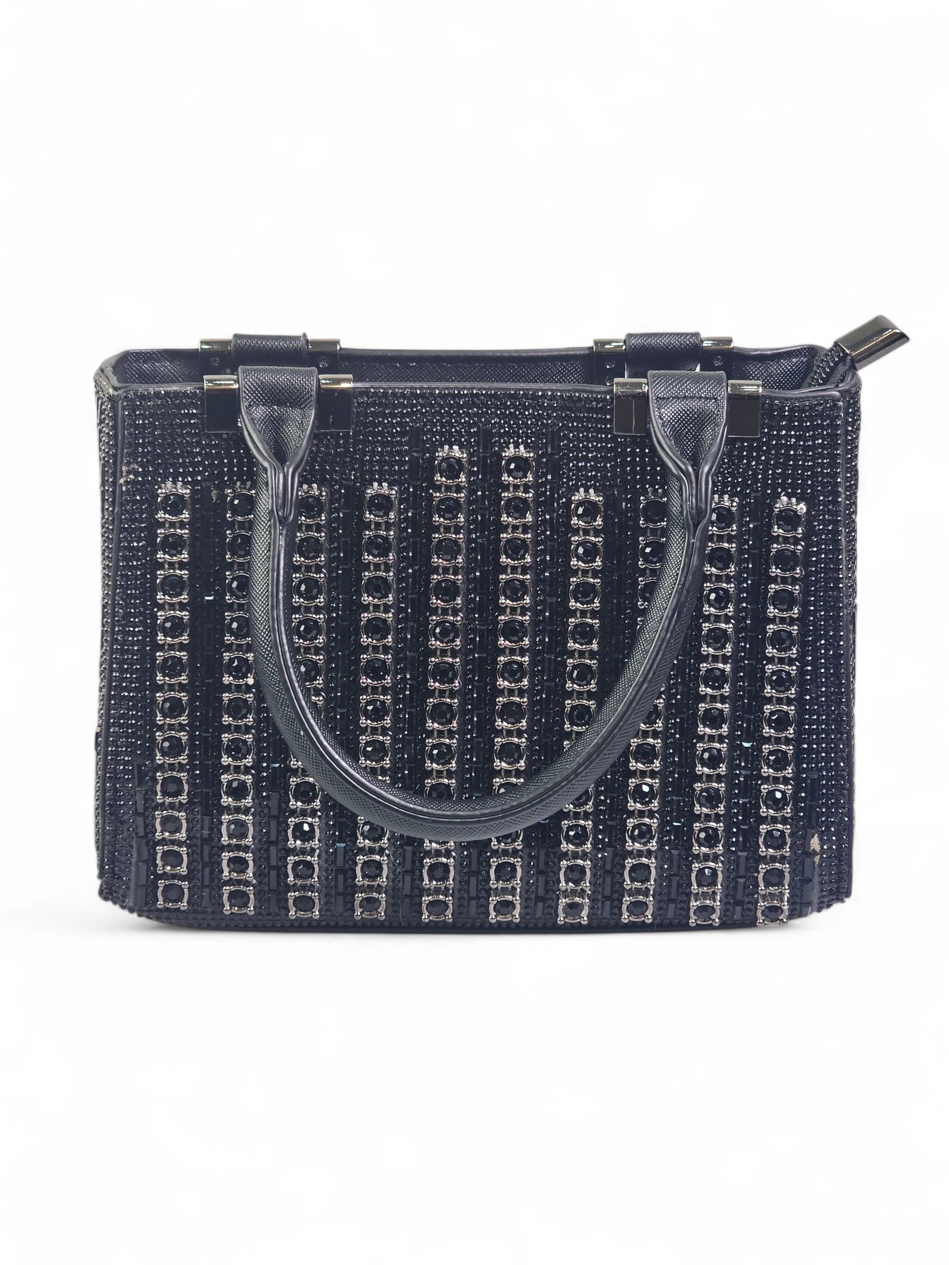 Bolsa Luxo Cristal Preto 1031