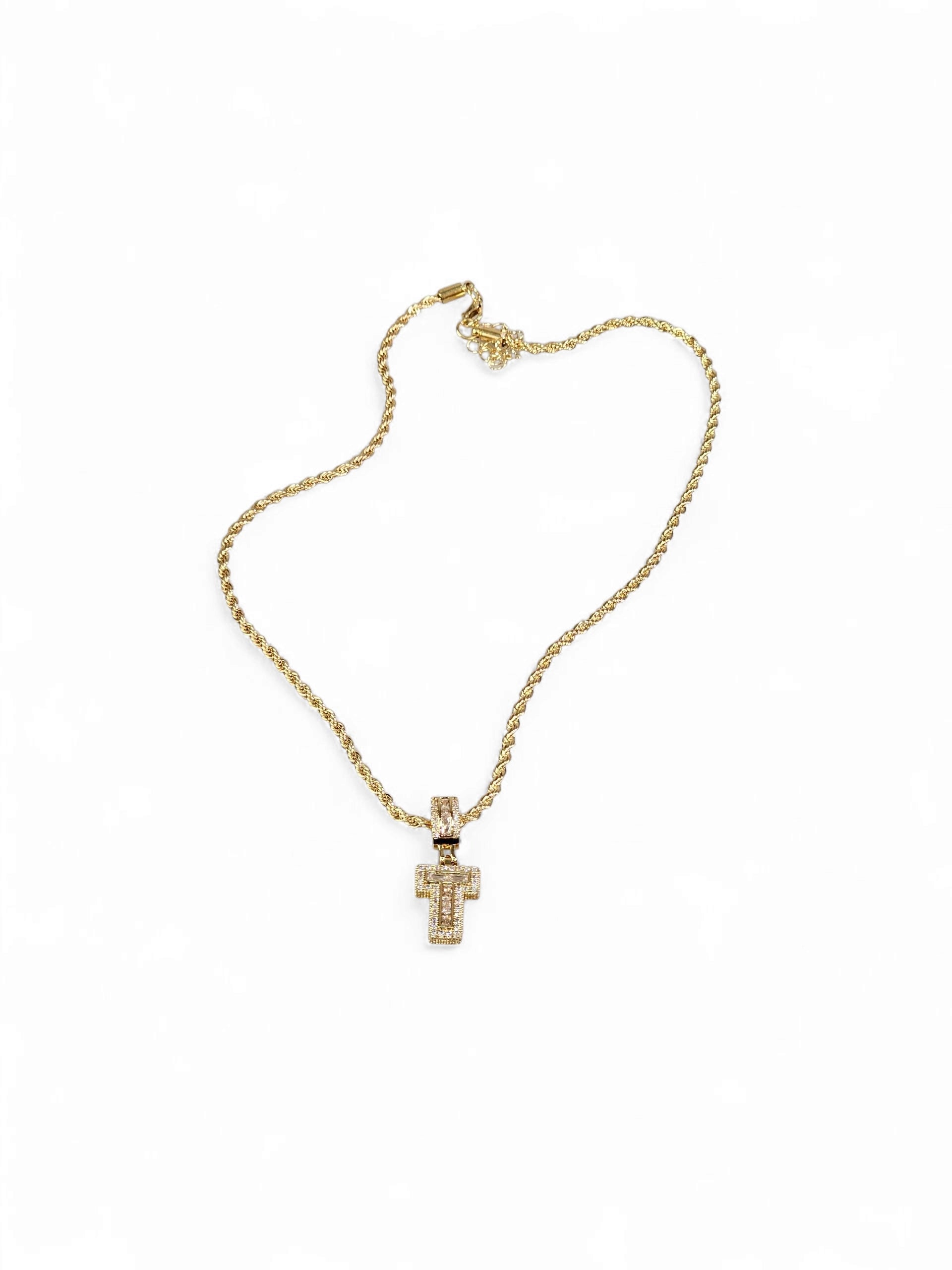 Colar Inicial (T) Zirconia