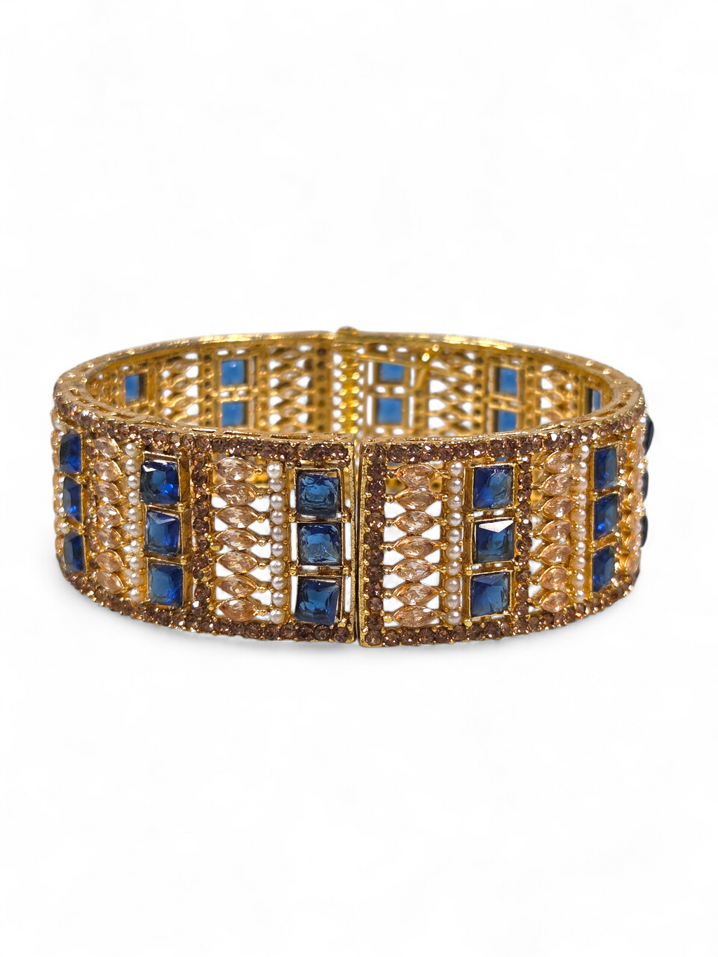 Bracelete Folheado Semi Joia Dourado #1001