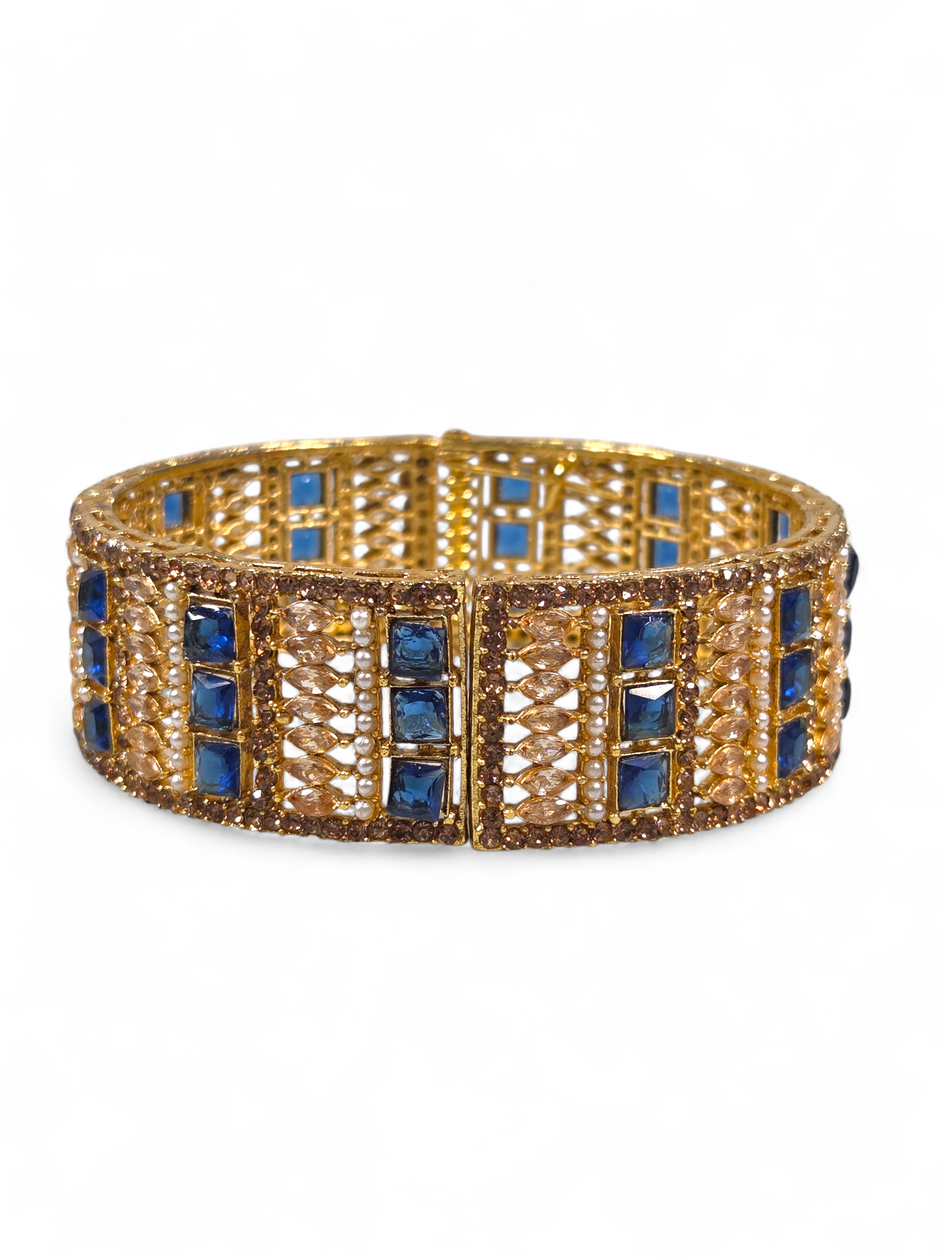 Bracelete Folheado Semi Joia Dourado #1001