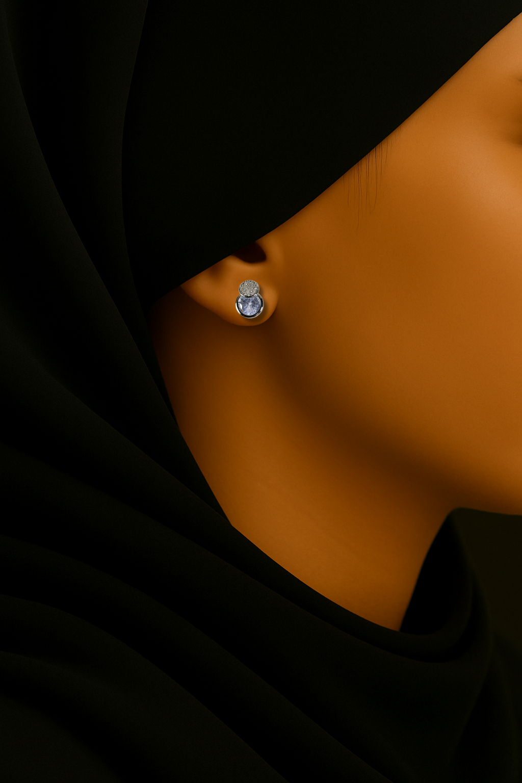 Brinco Zirconia Prata 008