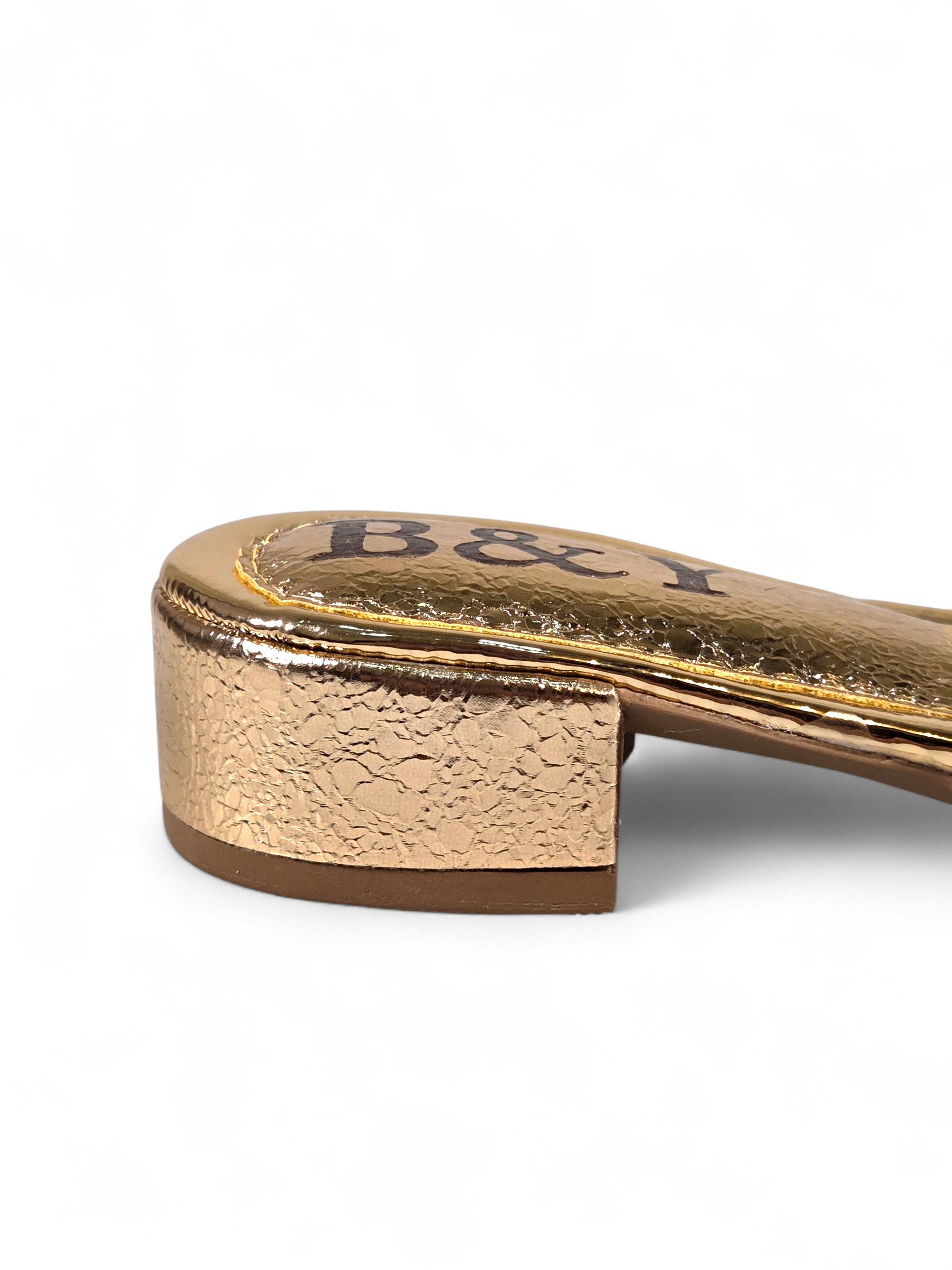 Tamanco 9200 Bronze Salto Bloco