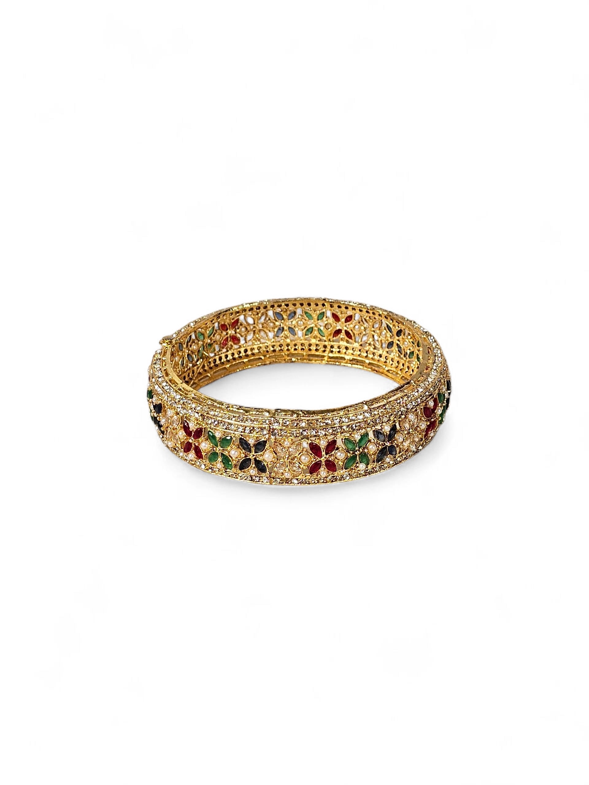 Bracelete Dourado Semi Joia 002