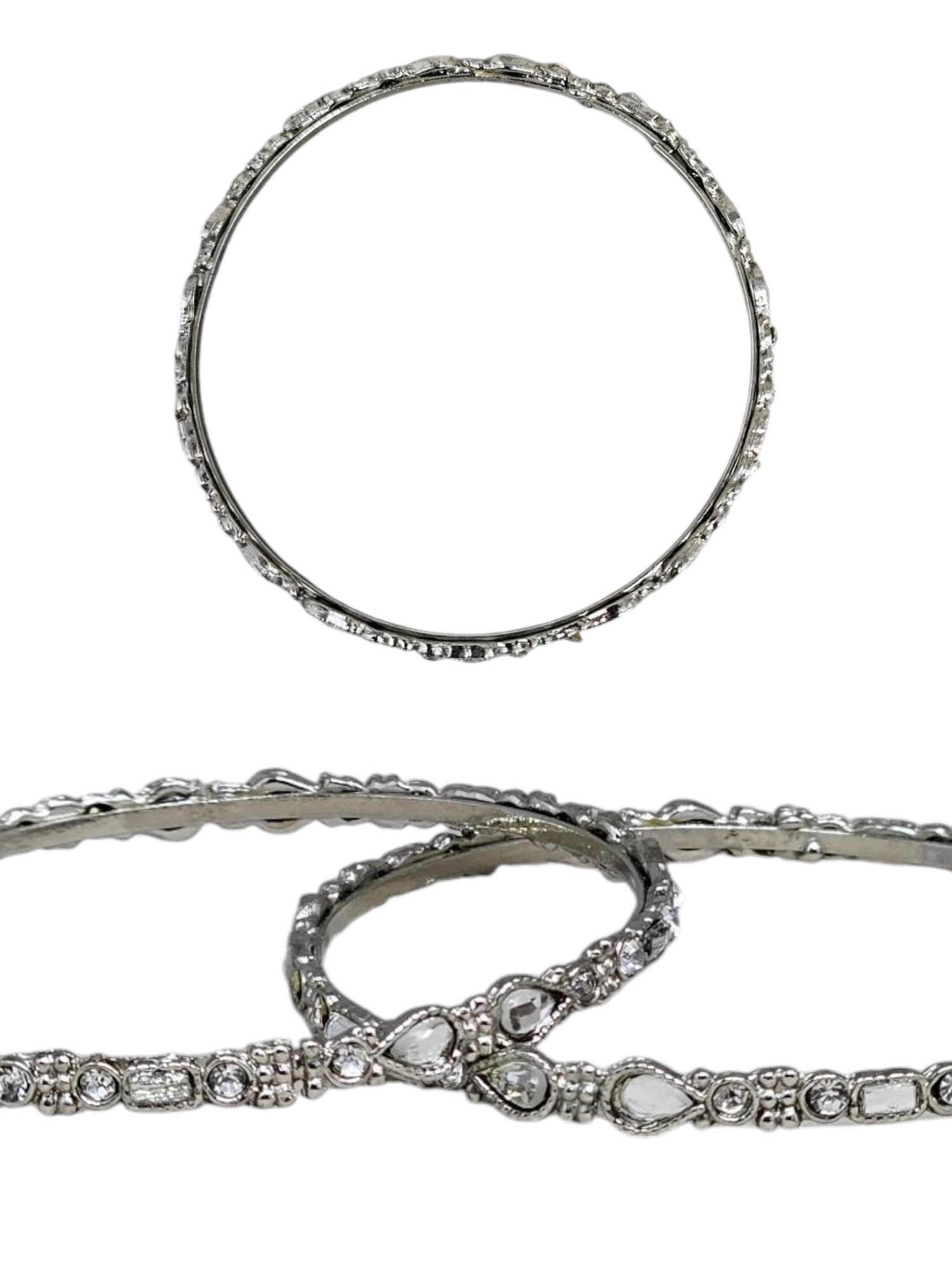 Pulseira Prata #1001 Kit com 2