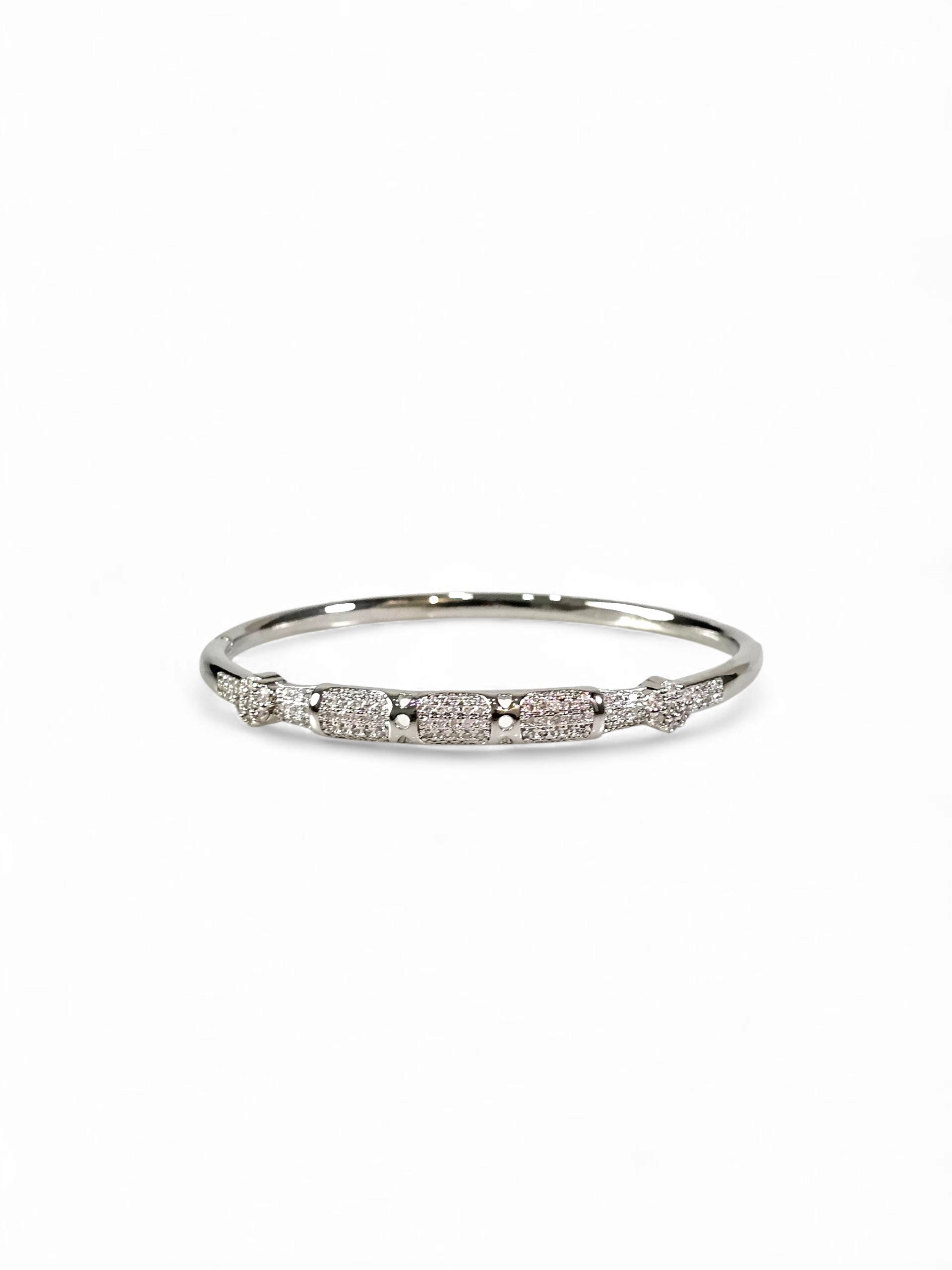 Pulseira Cristal Zirconia Prata 011