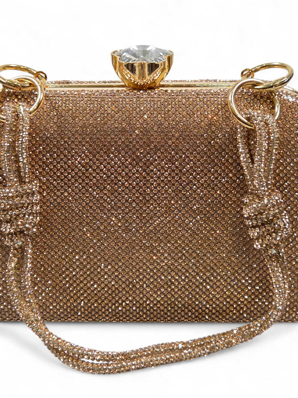Bolsa Clutch Cristal Champagne 1059