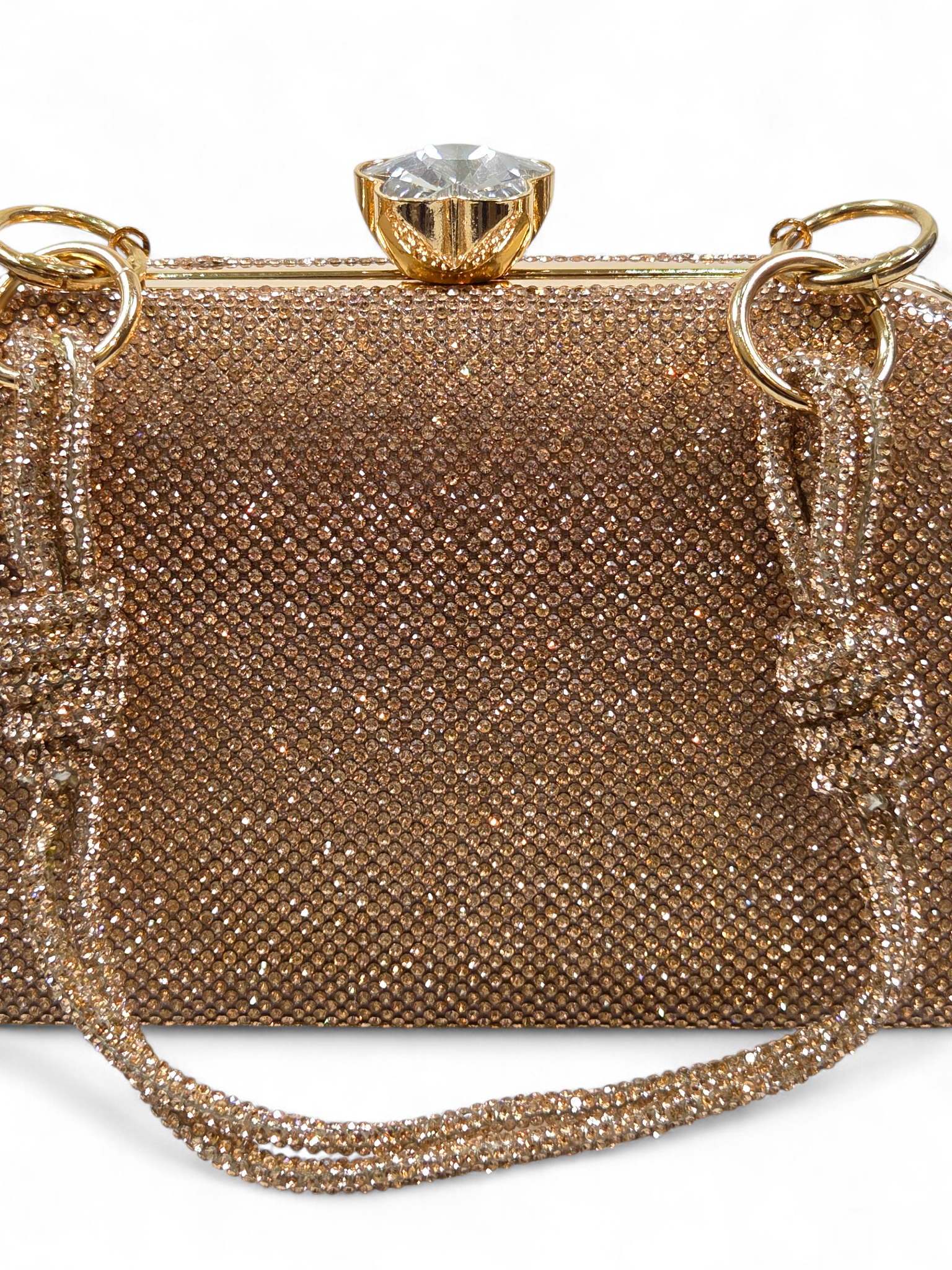 Bolsa Clutch Cristal Champagne 1059
