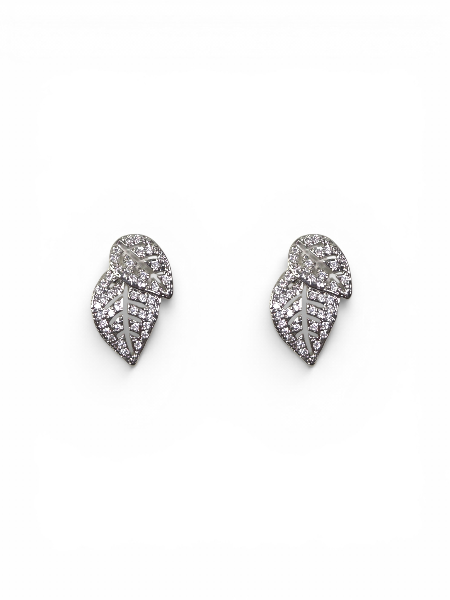 Brinco Cristal Zirconia Prata #2042