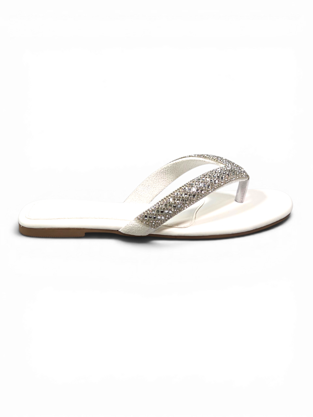 Chinelo 1222 Branco Sem Salto