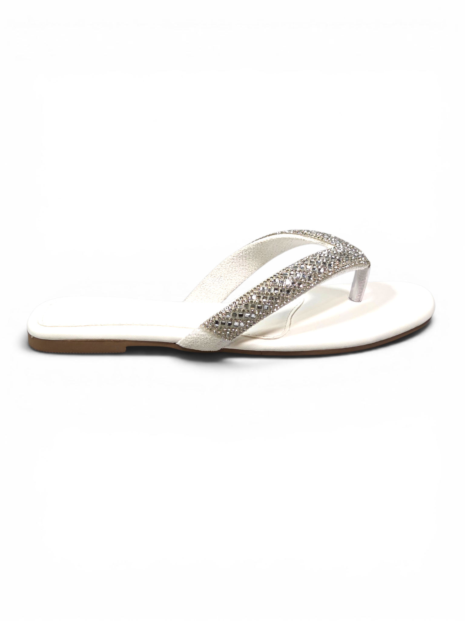 Chinelo 1222 Branco Sem Salto