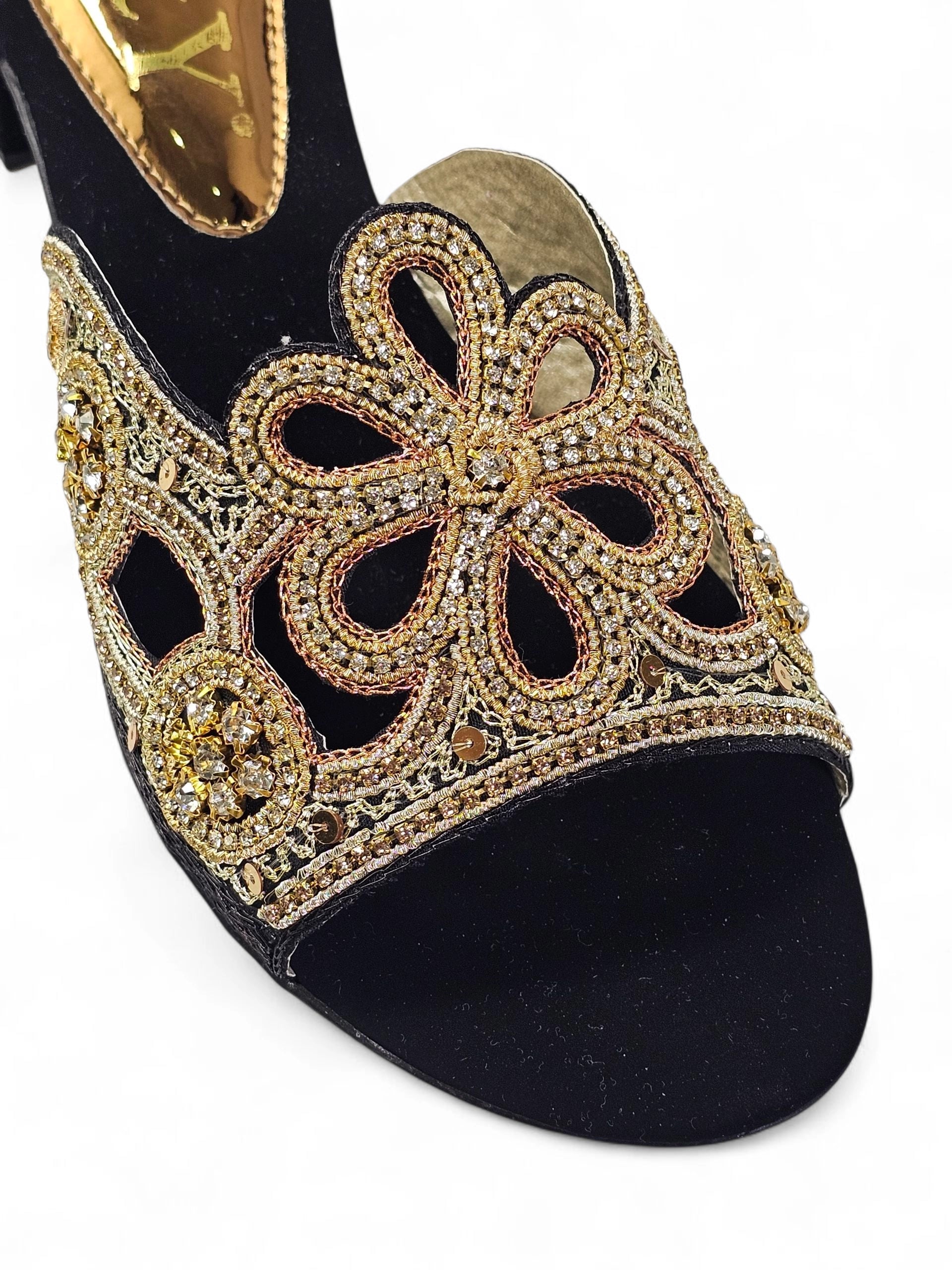 Tamanco 9412 Preto Salto Bloco