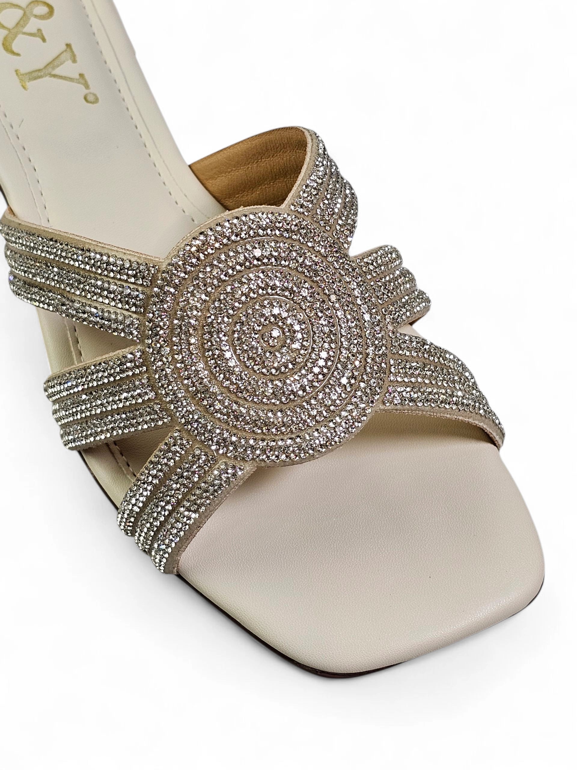 Tamanco 3004 Branco Salto Baixo