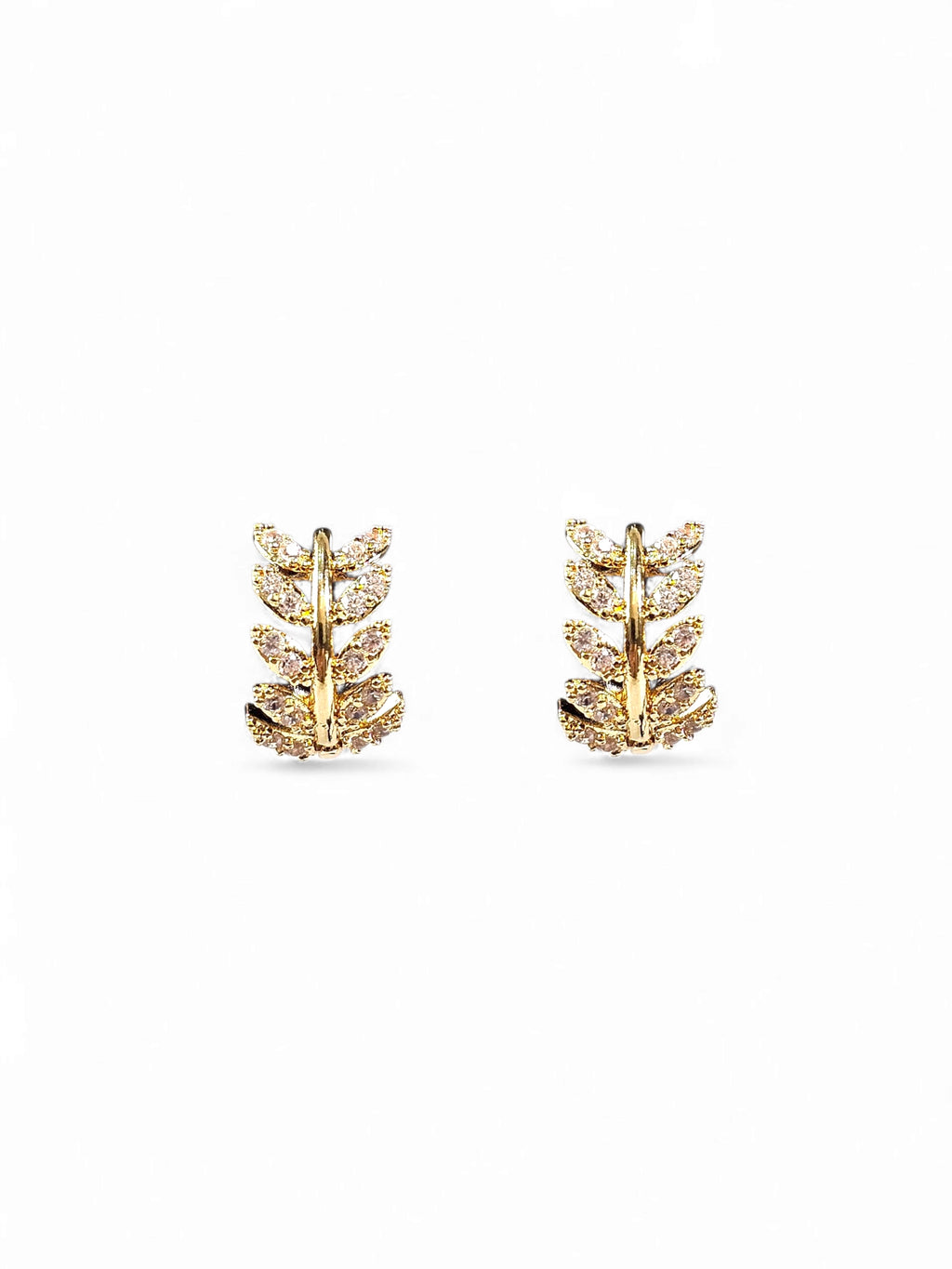 Brinco Zirconia Argola Dourado 032