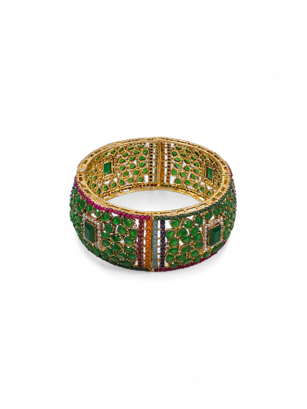 Bracelete Folheado Semi Joia Dourada #1055