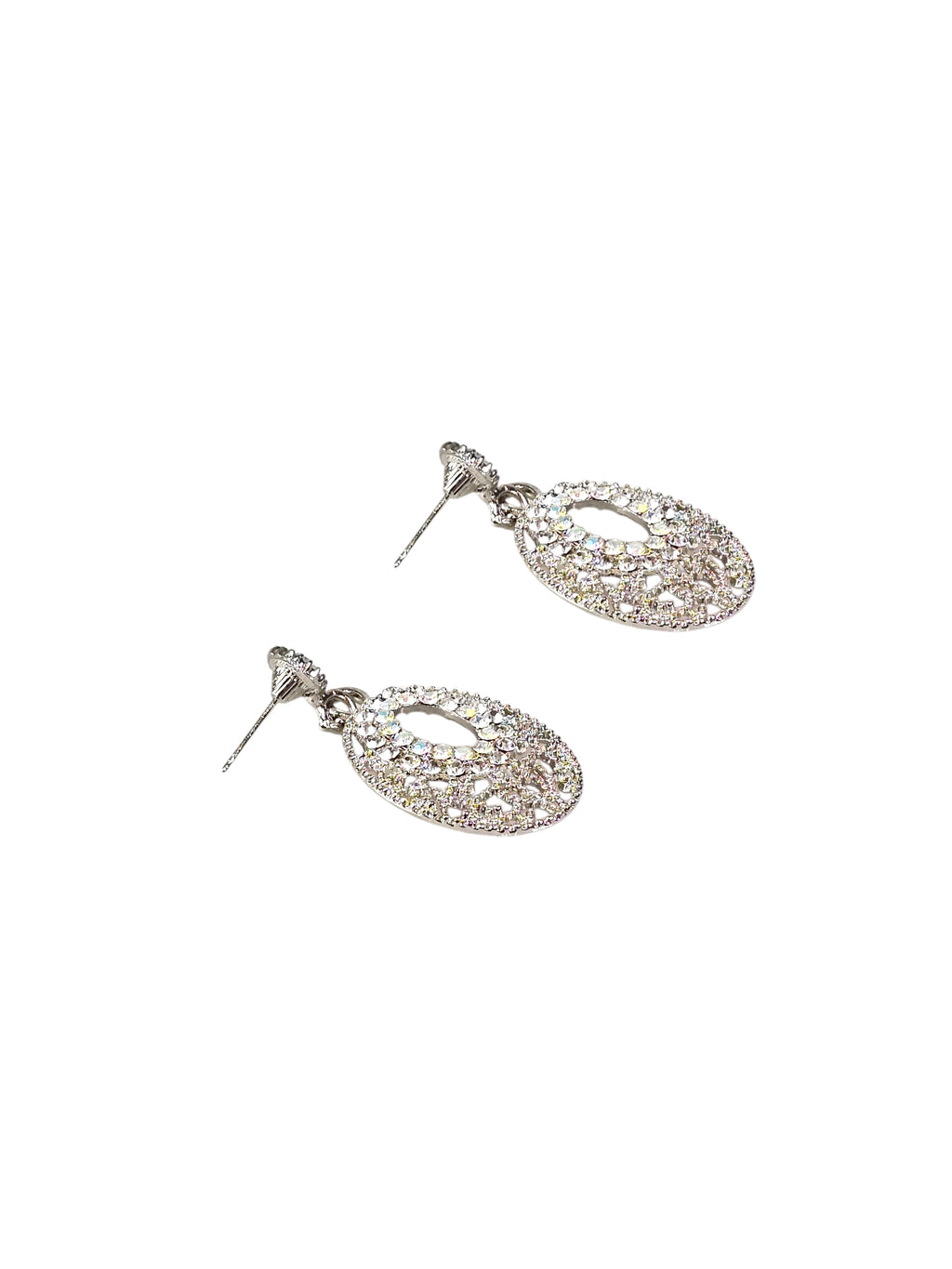 Brinco Cristal Prata 054