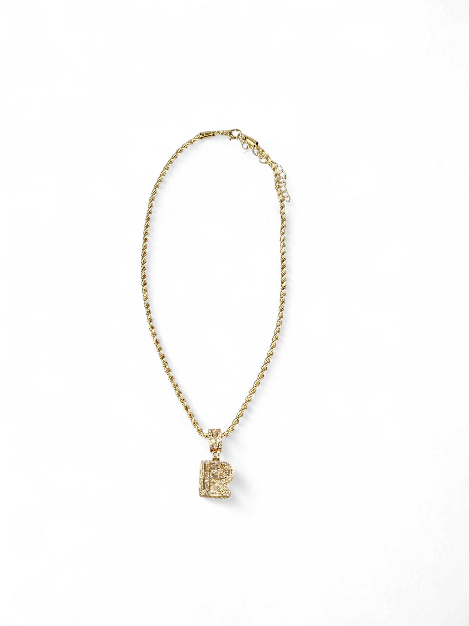 Colar Inicial (R) Zirconia