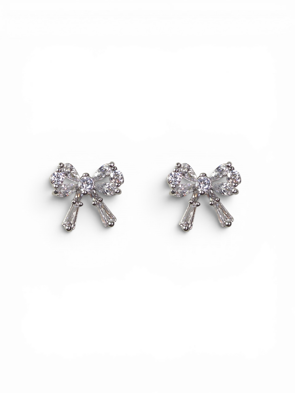 Brinco Cristal Zirconia Prata #2053