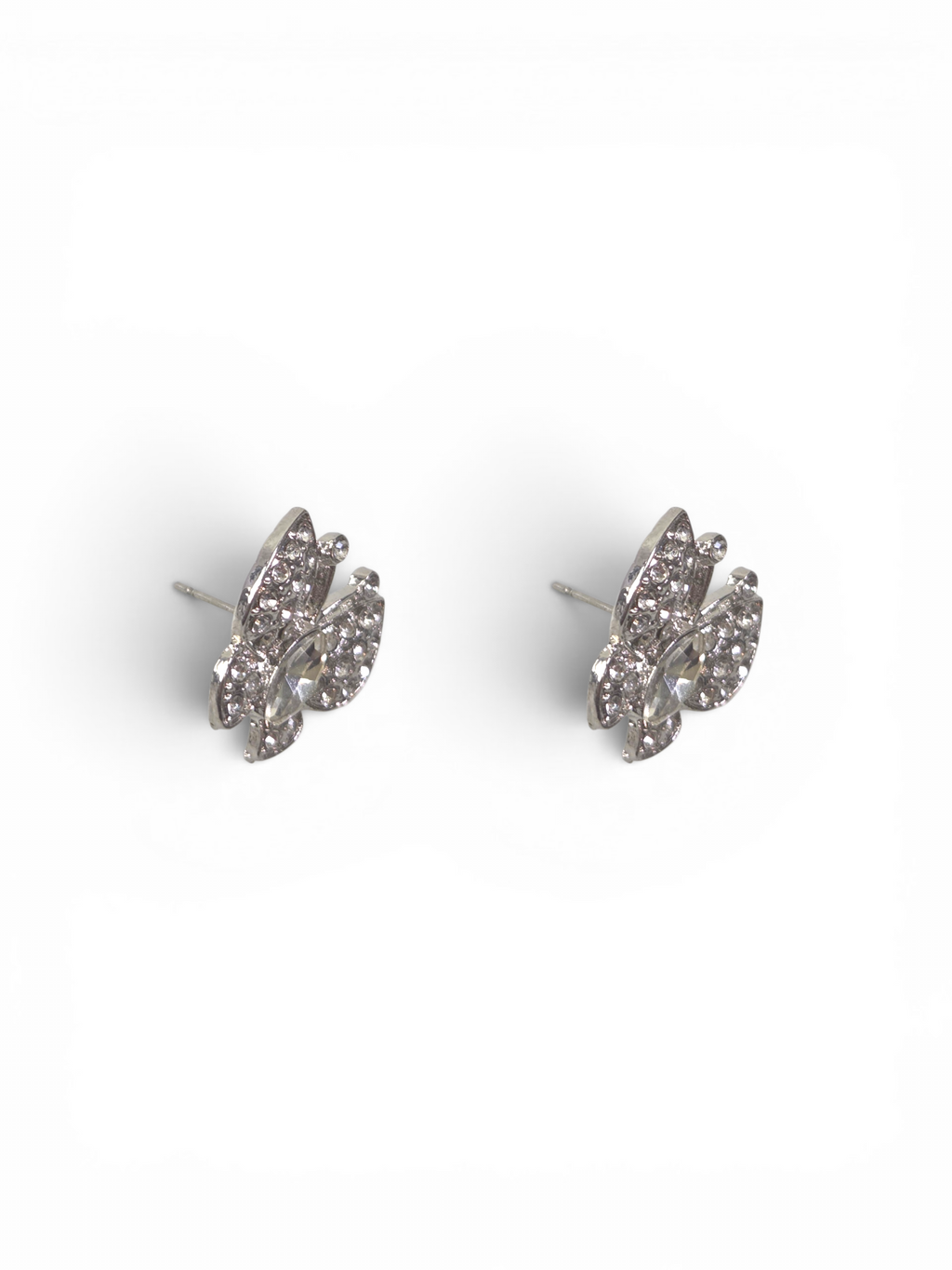 Brinco Cristal Zirconia Prata #2046
