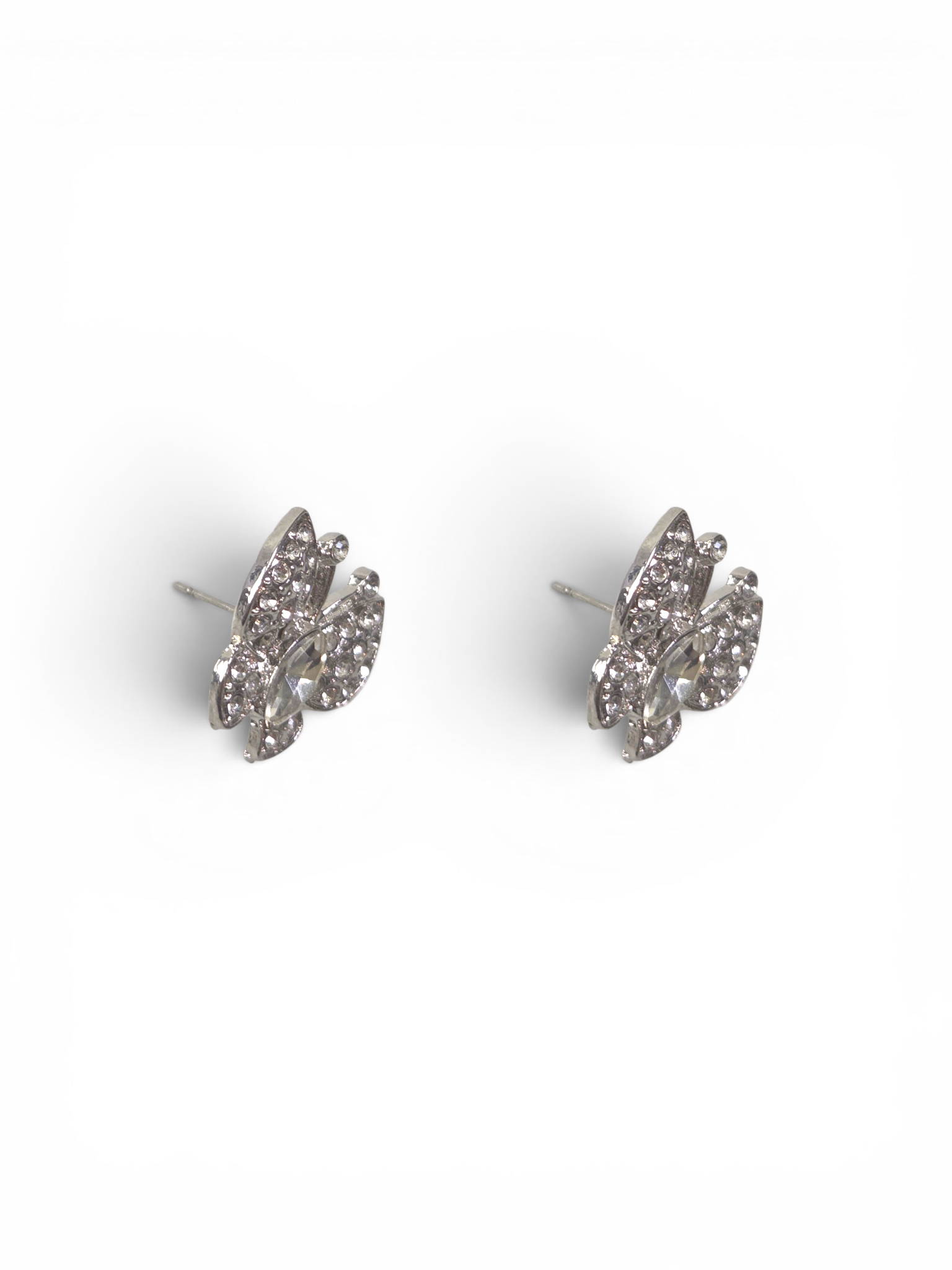 Brinco Cristal Zirconia Prata #2046