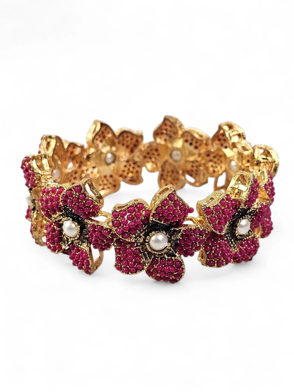 Bracelete Dourado Semi Joia 018