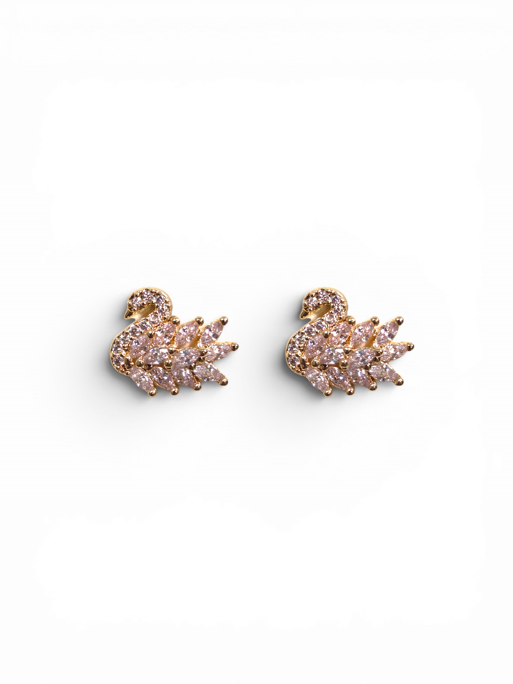 Brinco Cristal Zirconia Dourada #2030