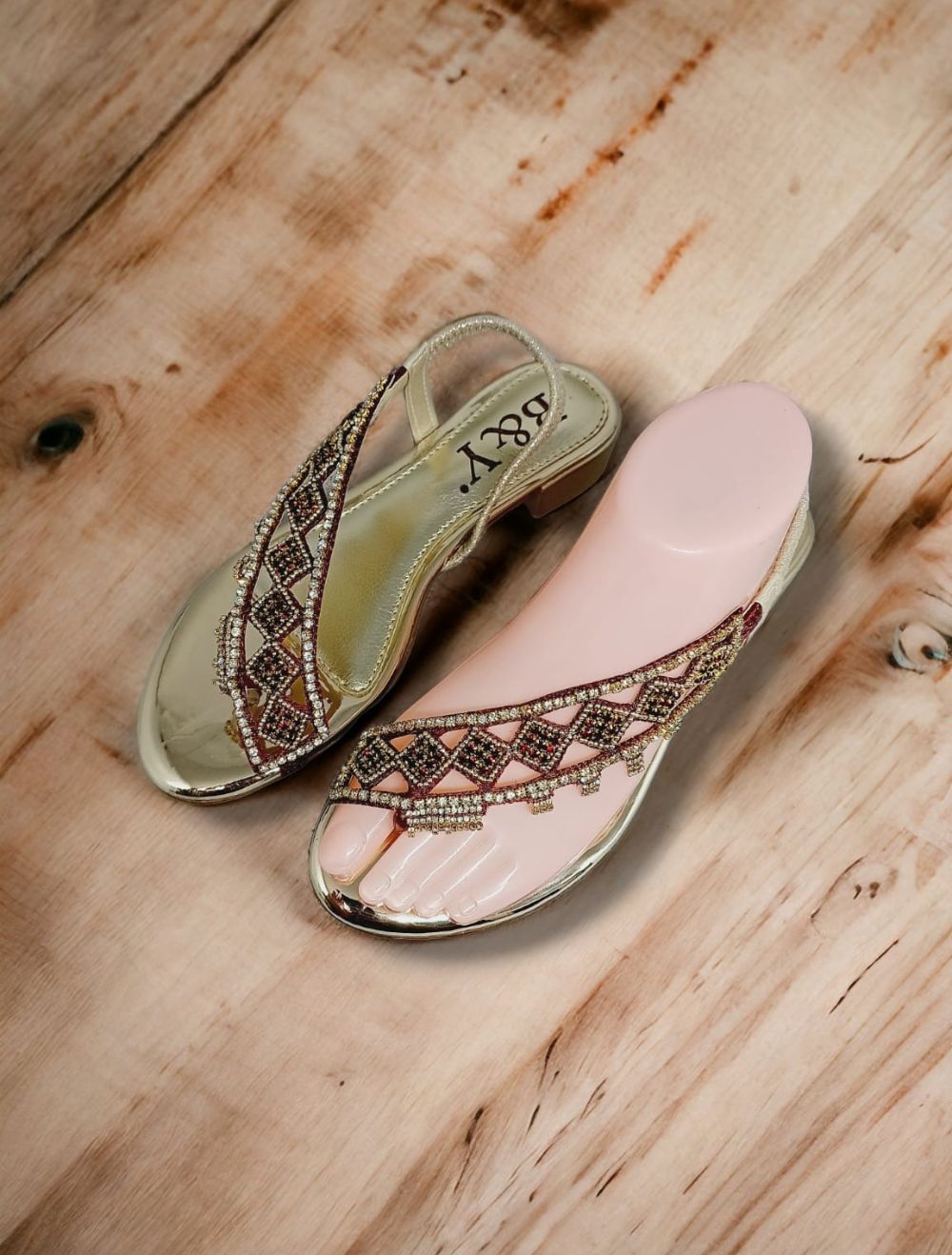 Sandália 1089 Vinho Com Salto Bloco 3cm