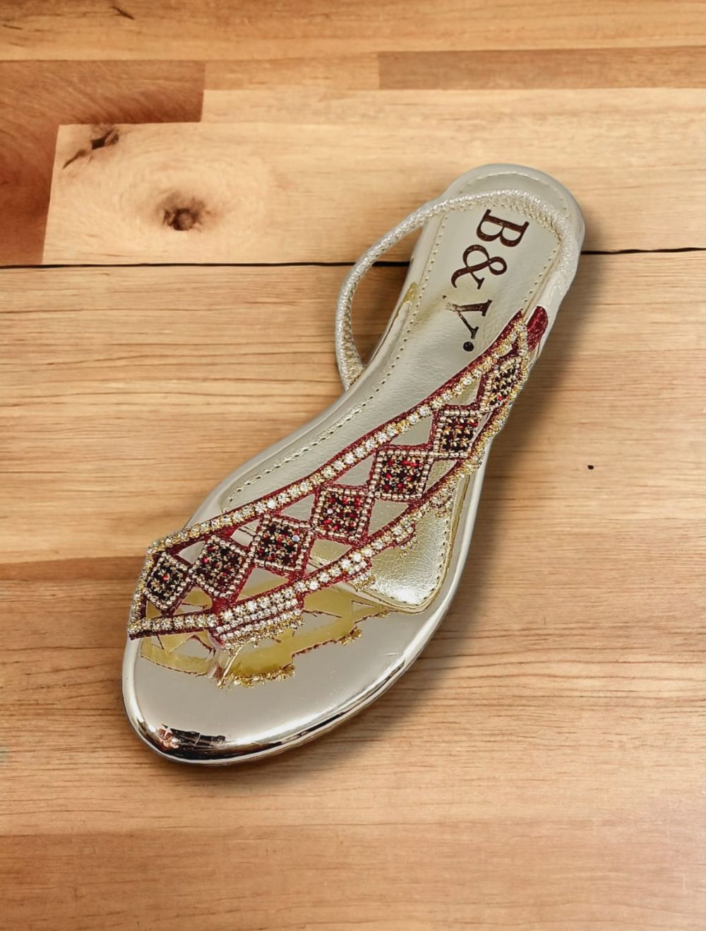 Sandália 1089 Vinho Com Salto Bloco 3cm