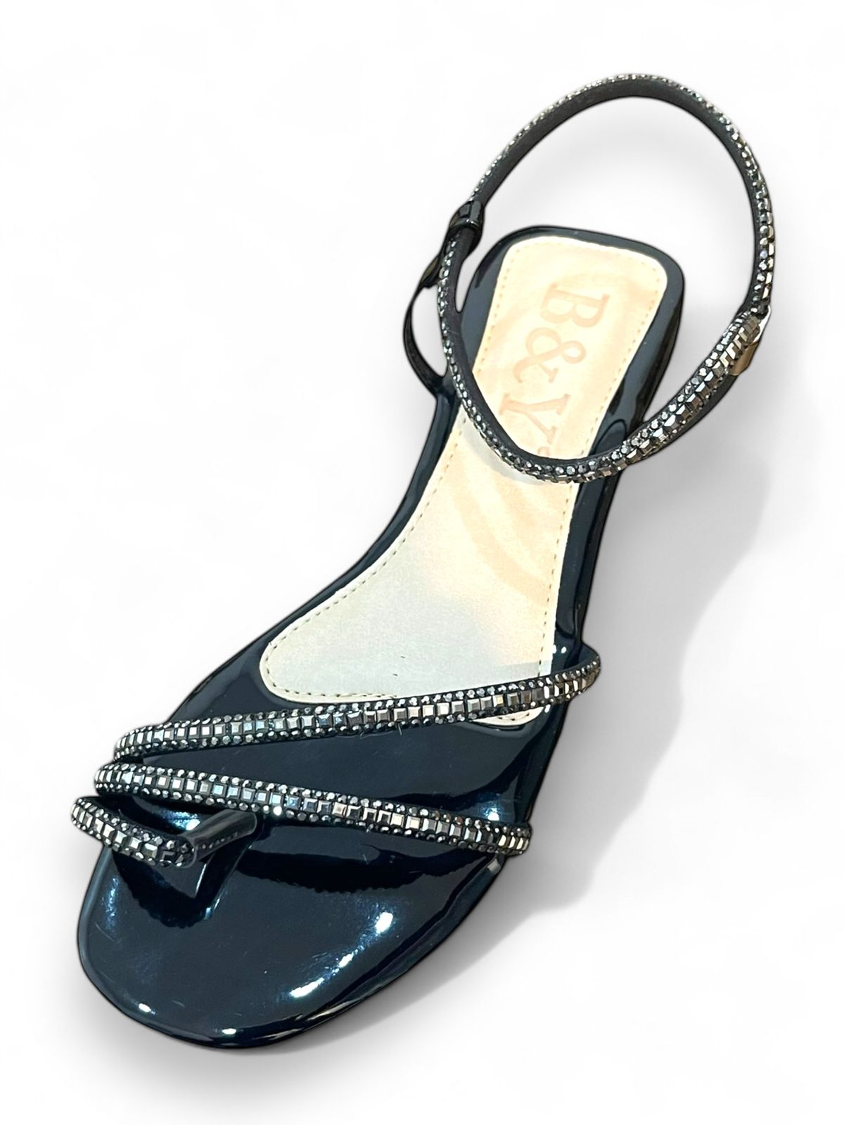 Sandália 1224 Preto Sem Salto