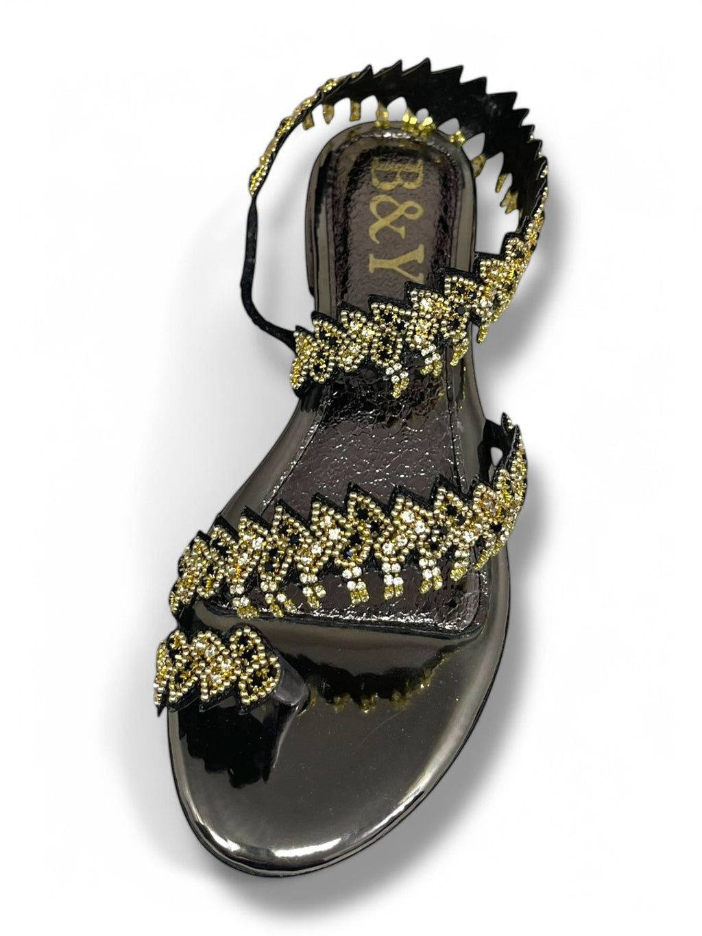 Sandália 9265 Preto Com Salto Bloco 3cm