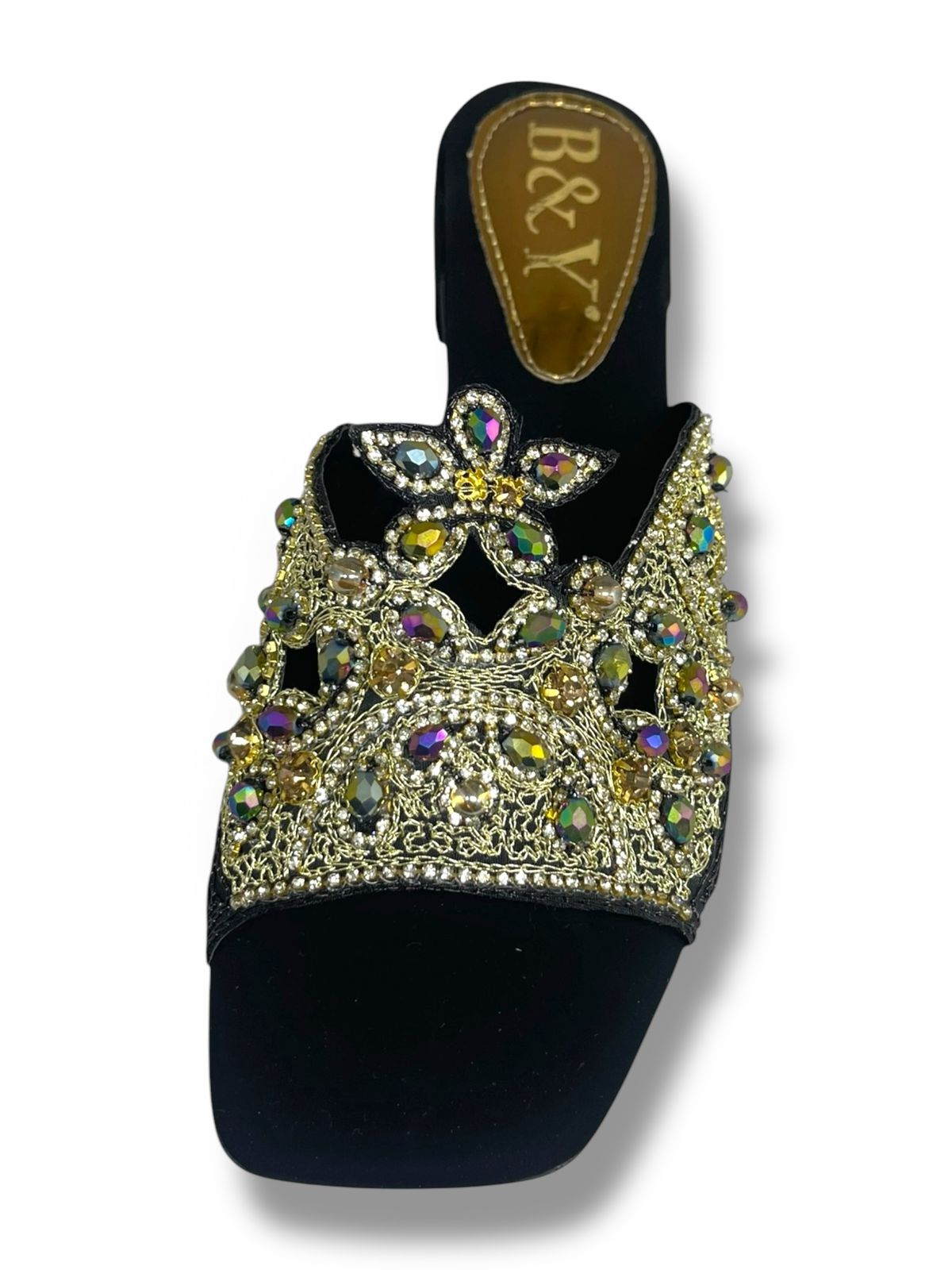 Tamanco 9200 Preto Salto Bloco