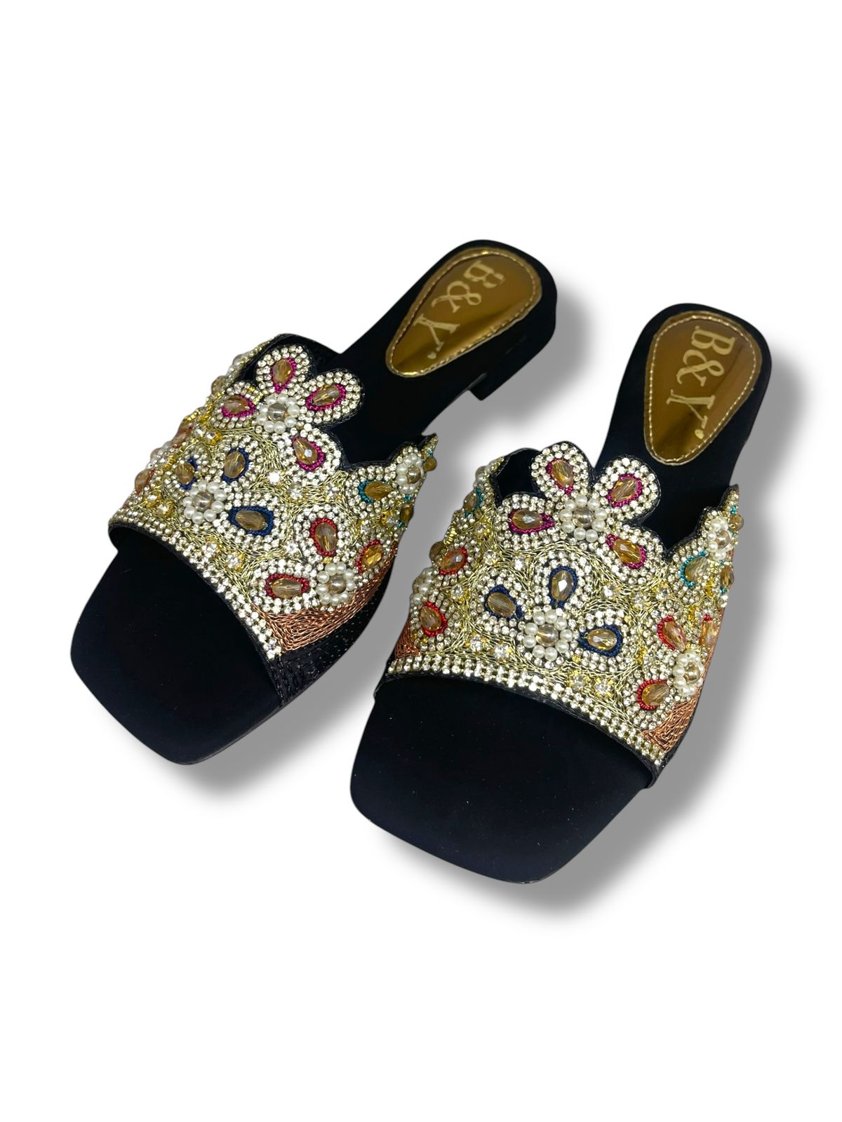 Tamanco 9209 Preto Salto Bloco