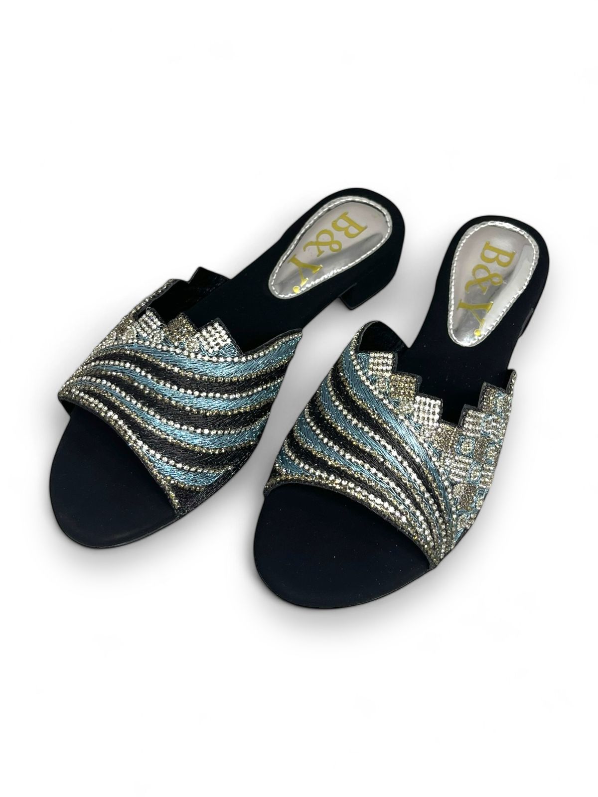 Tamanco 9369 Preto Salto Bloco