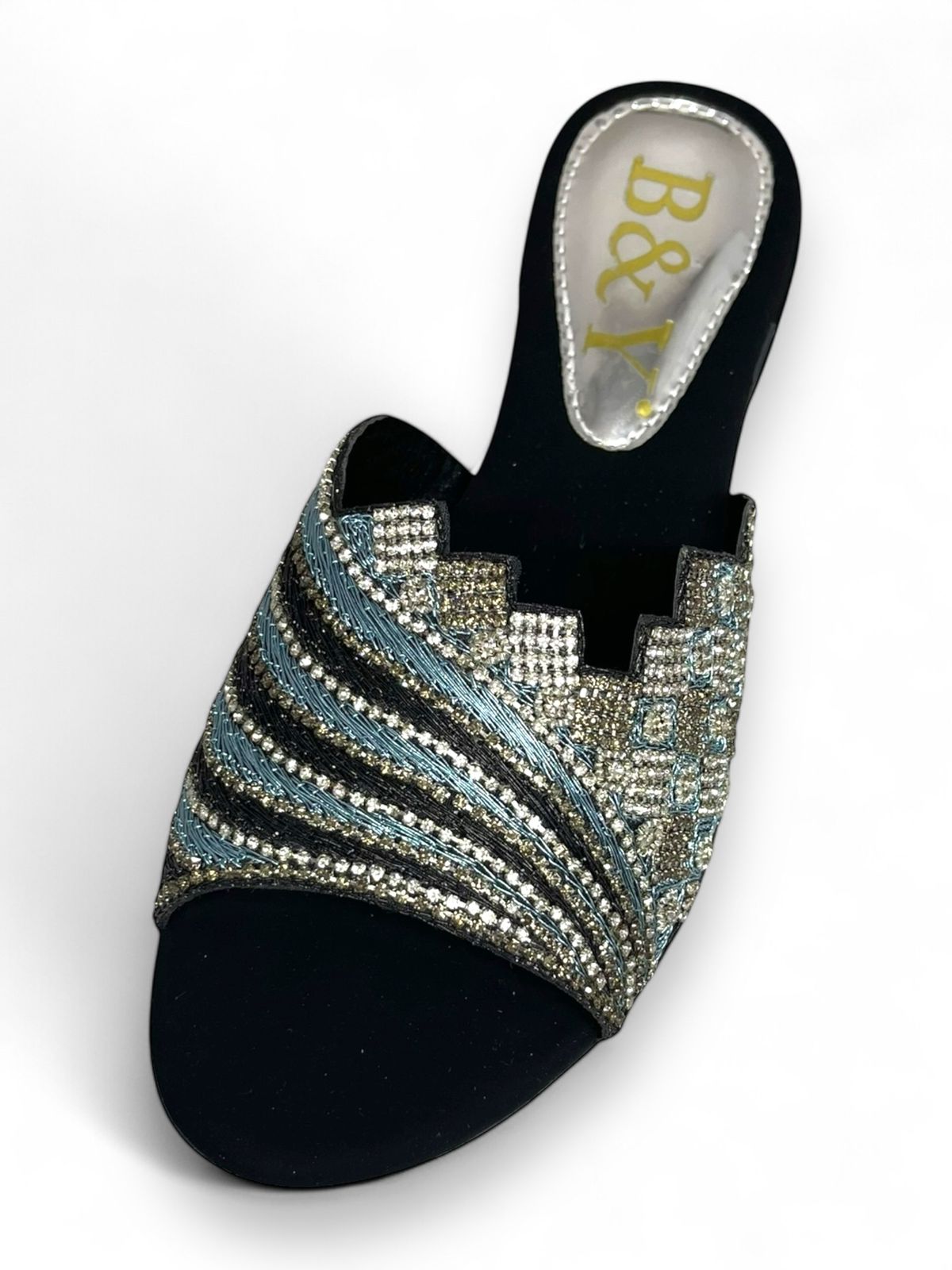 Tamanco 9369 Preto Salto Bloco