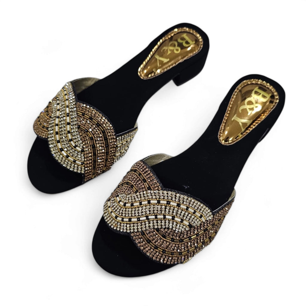 Tamanco 9753 Preto Salto Bloco