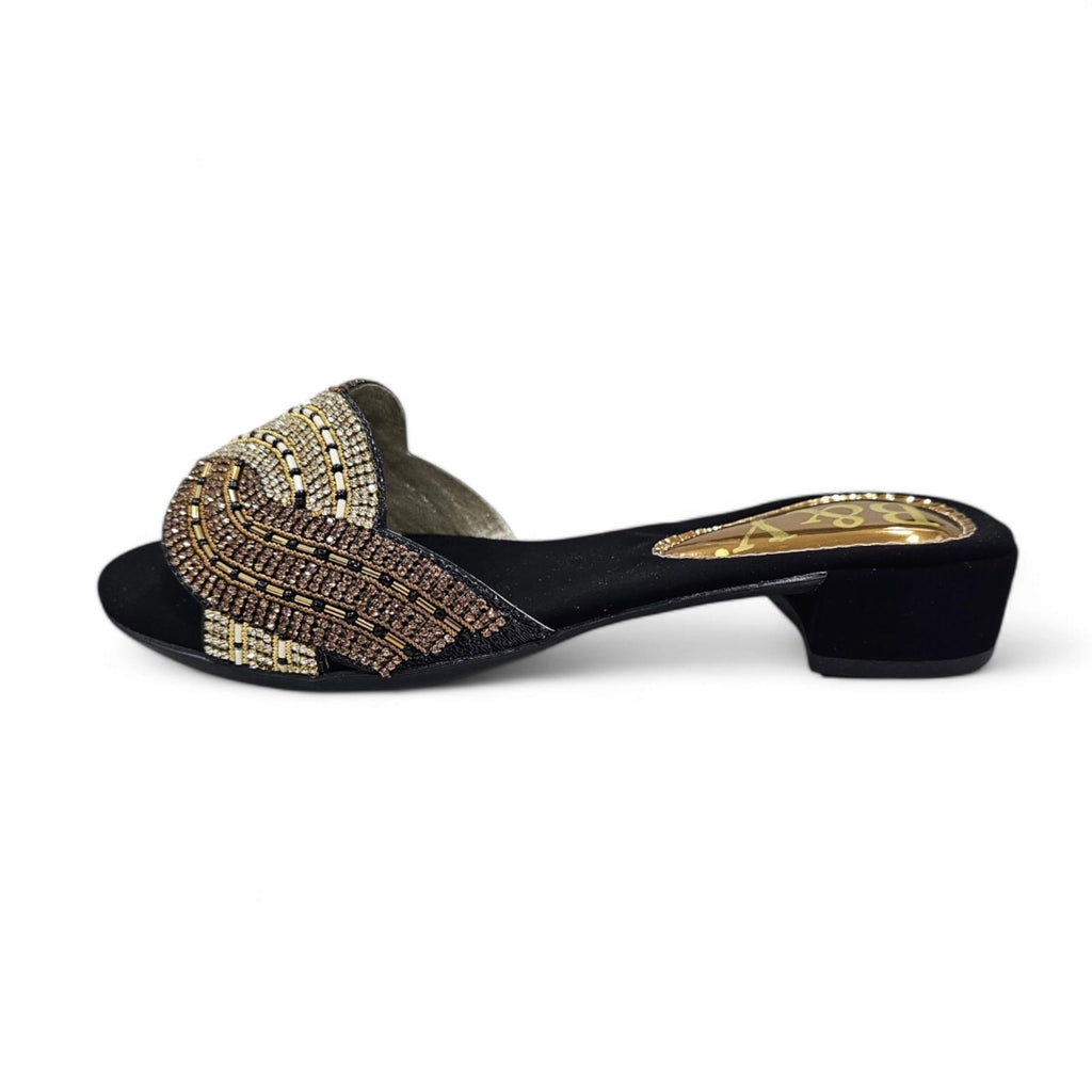 Tamanco 9753 Preto Salto Bloco