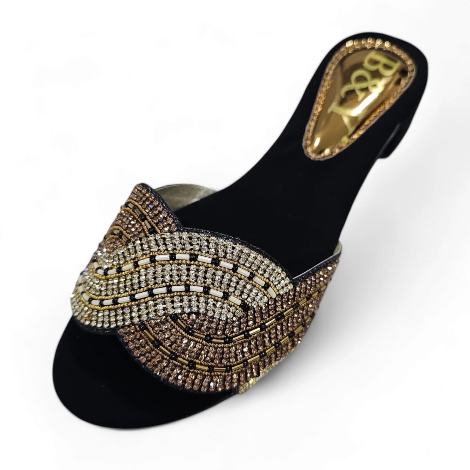 Tamanco 9753 Preto Salto Bloco